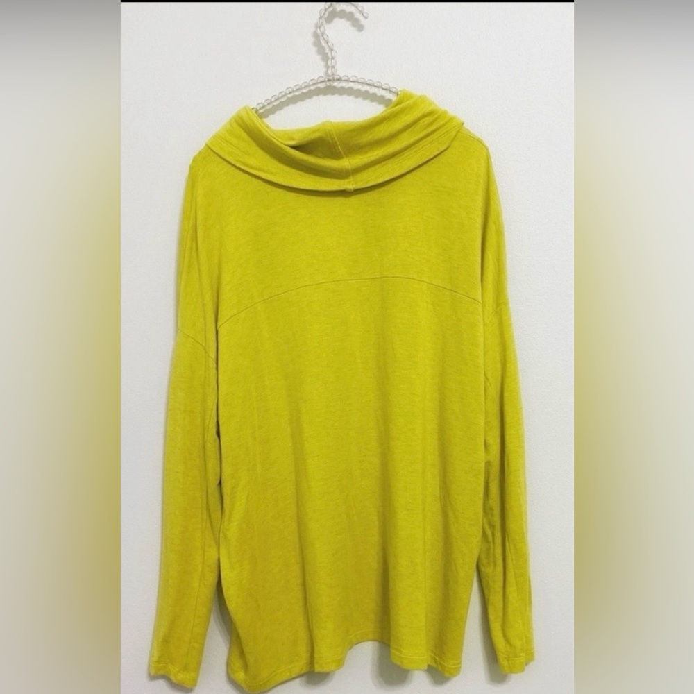 CAbi Chartreuse Women's Cowlneck Sweater
